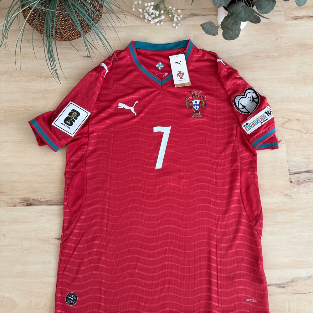 Portugal World Cup 2026 Soccer Jersey Cristiano Ronaldo #7 Puma Football Shirt M